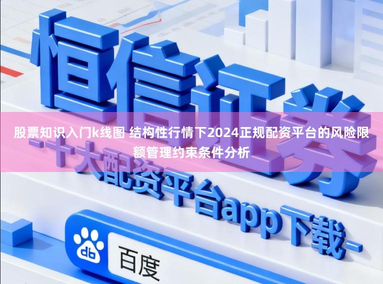 股票知识入门k线图 结构性行情下2024正规配资平台的风险限额管理约束条件分析