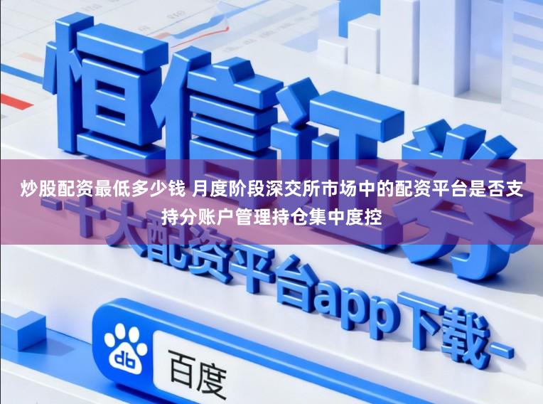 炒股配资最低多少钱 月度阶段深交所市场中的配资平台是否支持分账户管理持仓集中度控