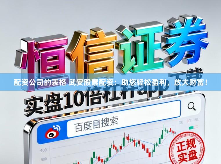 配资公司的表格 武安股票配资：助您轻松盈利，放大财富！